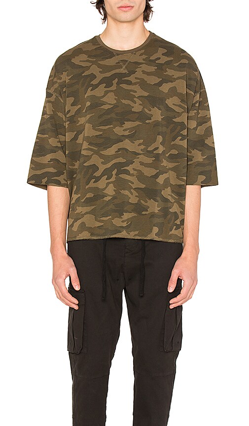 oversized camo shirt