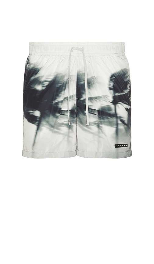Palms In Motion Trunk in White. - size XL/1X (also in L, M, S)