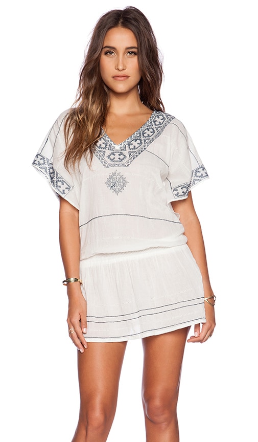 star mela embroidered dress Star Mela Pavi Embroidered Kaftan