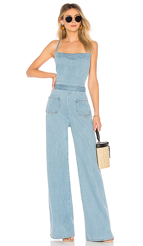 stoned immaculate denim jumpsuit