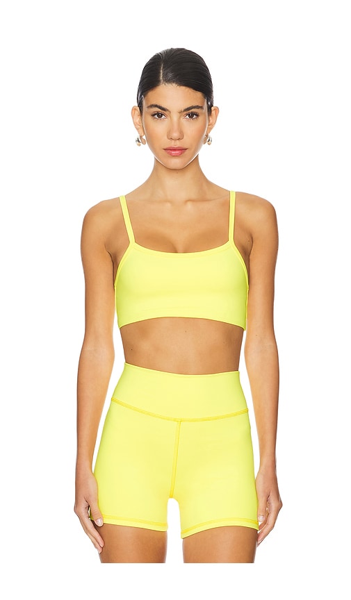 STRUT-THIS The Rocky Sports Bra in Lemondrop