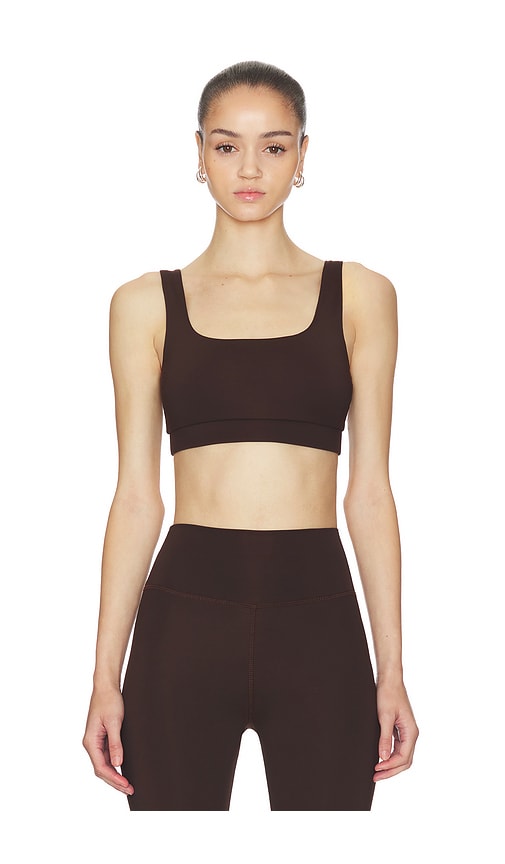Strut This The Jolie Sports Bra In Brown
