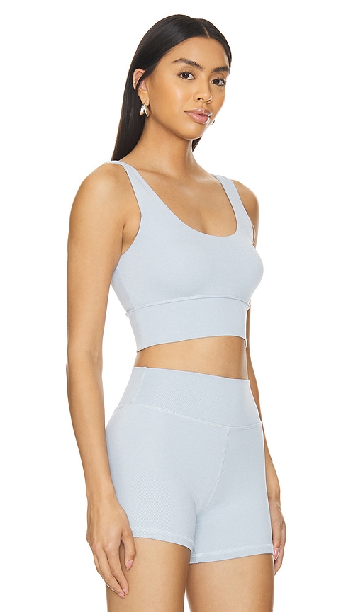 Shop Strut This Arlo Sports Bra In Chambray