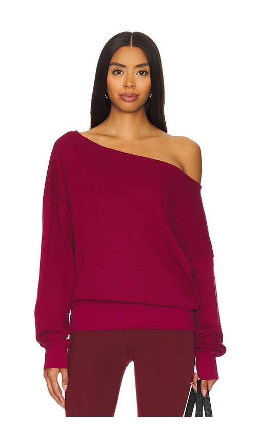 Shop Strut This The Crawford Sweatshirt In Burgundy