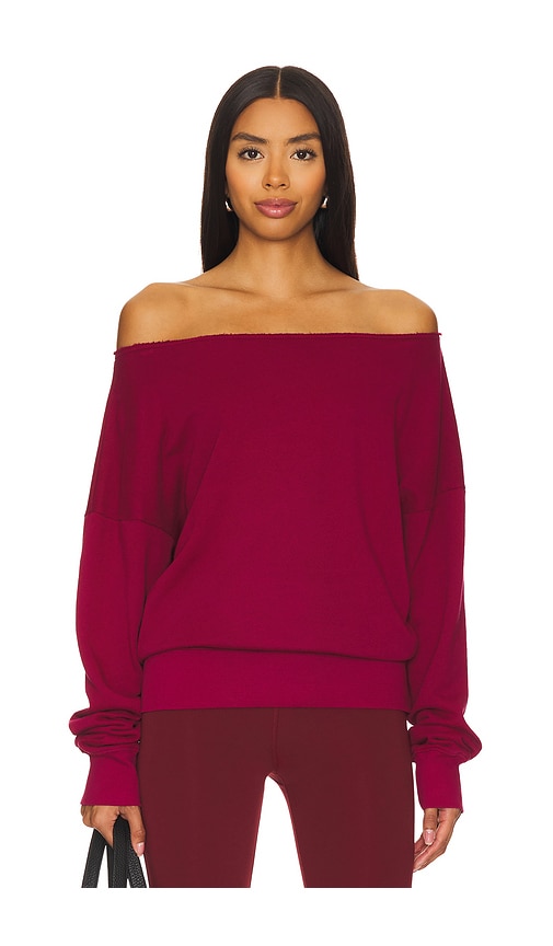 Shop Strut This The Crawford Sweatshirt In Burgundy