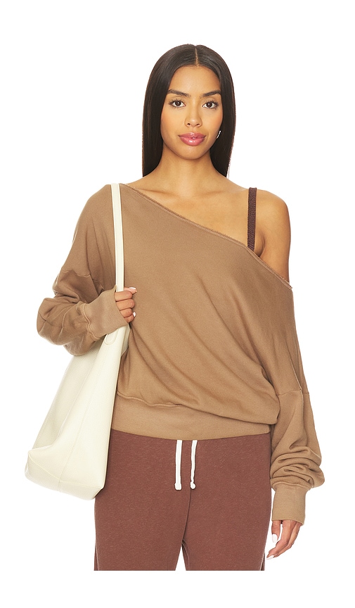 Strut This The Crawford Sweatshirt In Brown