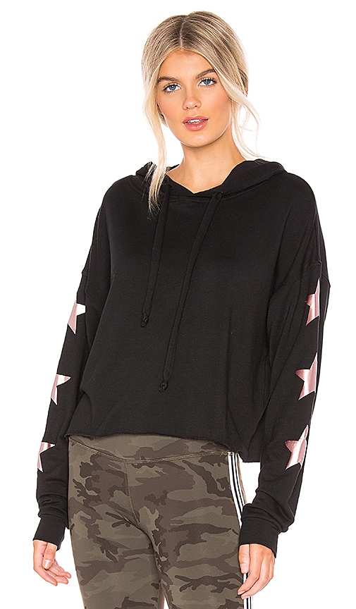 black and rose gold sweatshirt