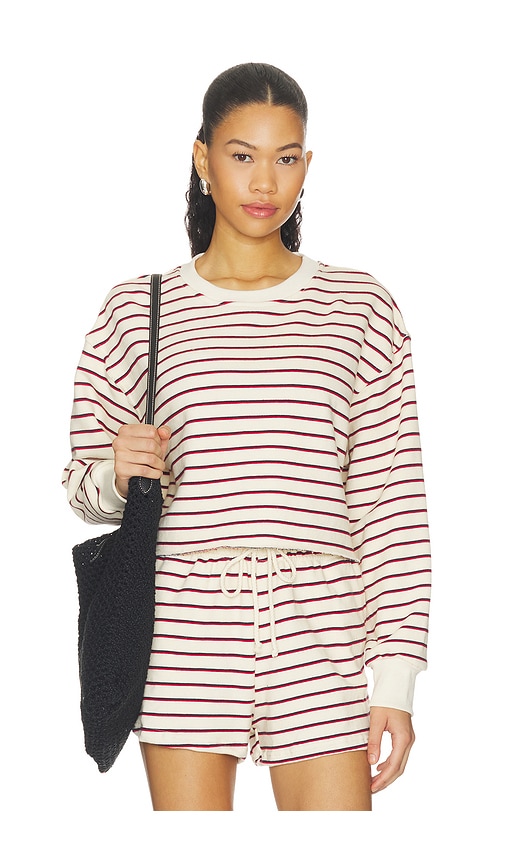 STRUT-THIS The Sonoma Sweatshirt in Red. - size XS (also in S, M, L, XL)