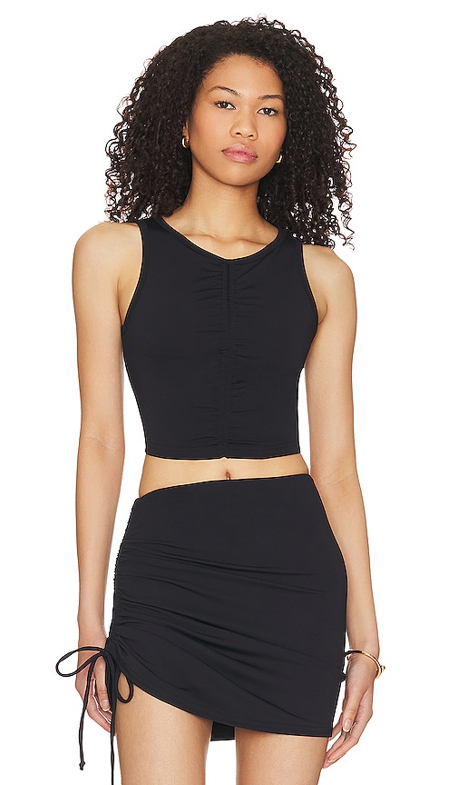 STRUT-THIS The Blockbuster Crop Top in Black