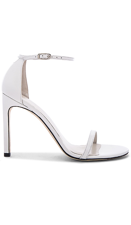 stuart weitzman white heels