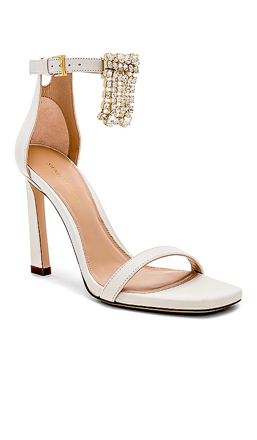 white stuart weitzman heels