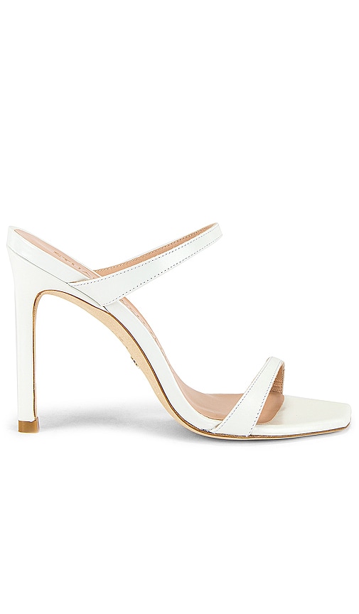 Stuart Weitzman Aleena Mule in White 