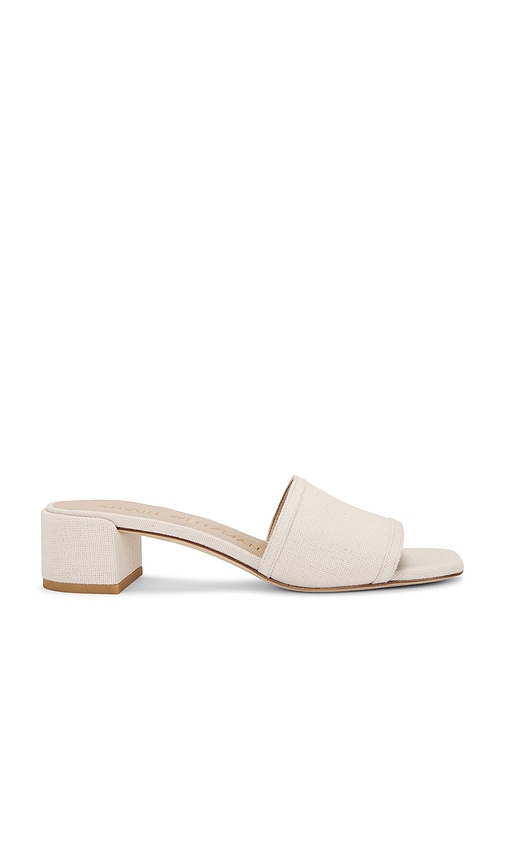 Stuart Weitzman Cayman Block Sandal in Natural