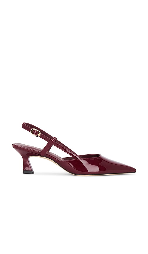 Shop Stuart Weitzman Vinnie 50 Slingback In Rosewood