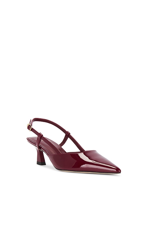 Shop Stuart Weitzman Vinnie 50 Slingback In Rosewood