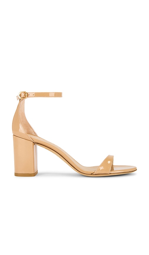 Nudist Block 75 in Beige. - size 10 (also in 6, 6.5, 7, 7.5, 8, 8.5, 9, 9.5) - Stuart Weitzman - Modalova