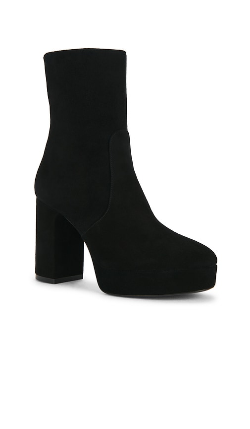 Stuart Weitzman Dayna Platform Bootie In Black