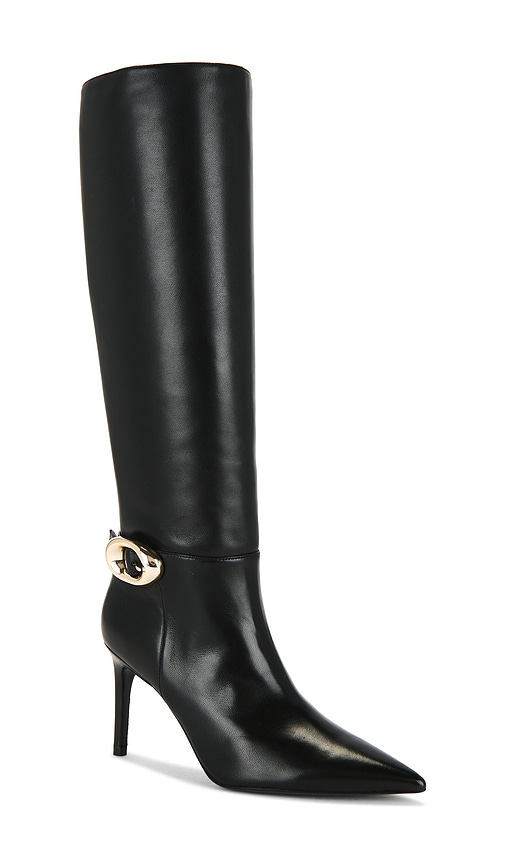 Stuart Weitzman Stuart Power Buckle Boot In Black
