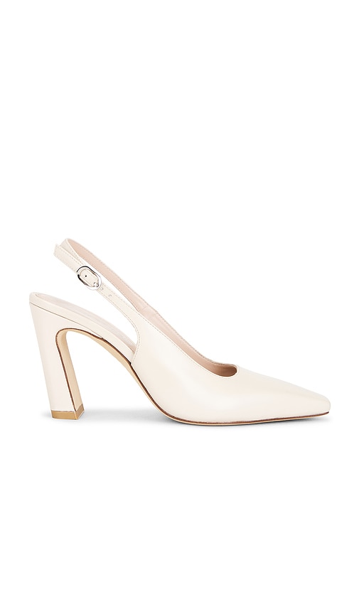 Stuart Weitzman Stassi Slingback 85 Pump in Beige. - size 7 (also in 8)