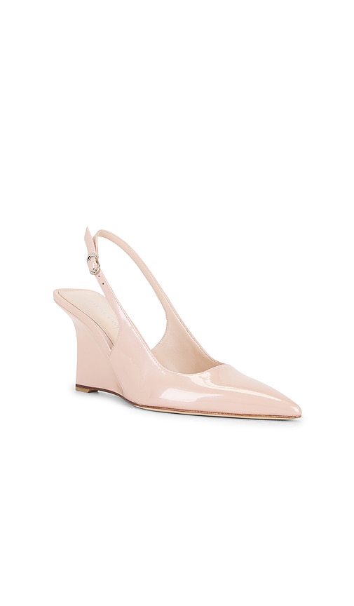  Stuart Weitzman Tacón Vinnie Sling Wedge 85 En Color Rubor Talla 6  (también En 6.5, 7, 7.5, 8, 8.5, 9). 