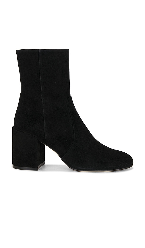 Stuart Weitzman Nubacari Zip Bootie in Black. - size 10 (also in 6, 6.5, 7, 7.5, 8, 8.5, 9, 9.5)