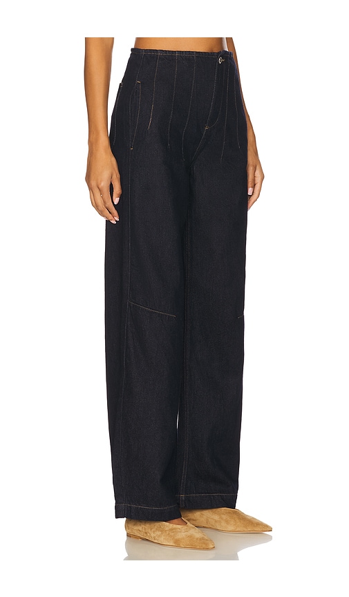 Seventy + Mochi Noah Wide Leg Jeans In Black