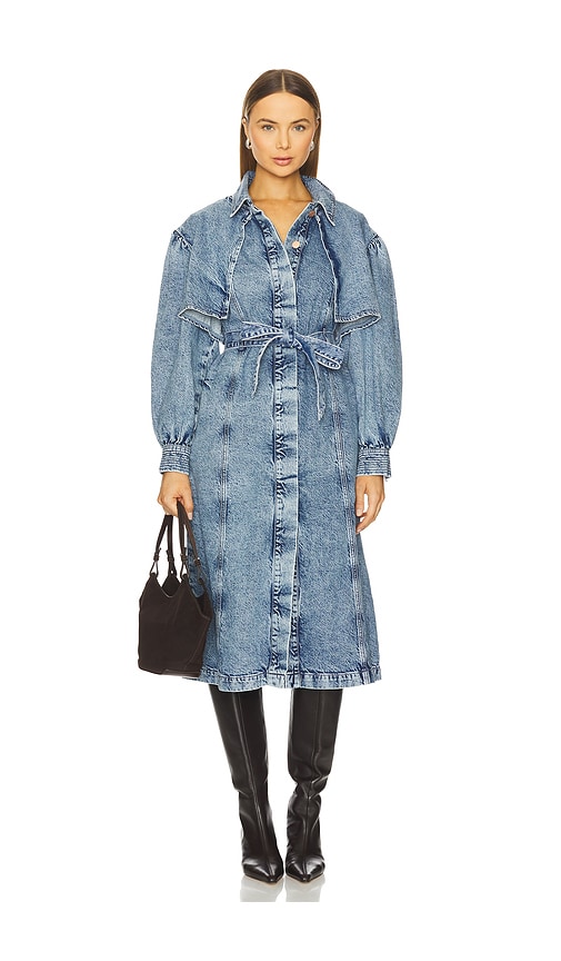 Seventy + Mochi Bonnie Trench In Blue