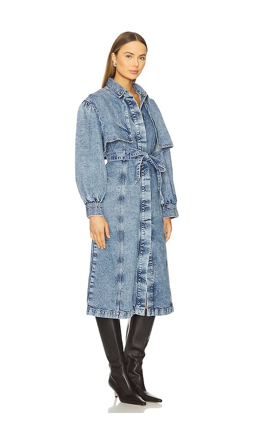 Seventy + Mochi Bonnie Trench In Blue