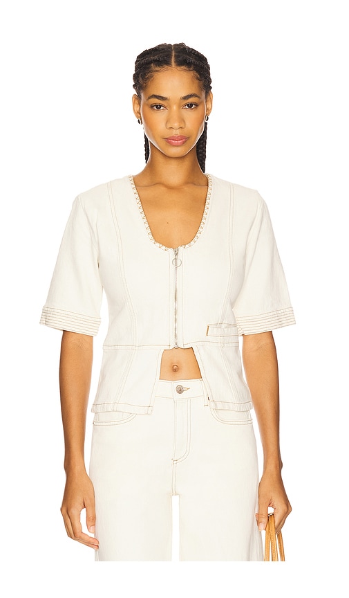 Seventy + Mochi Lea Top In White