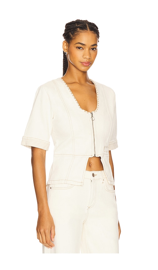 Seventy + Mochi Lea Top In White
