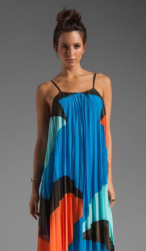 Pleated Maxi Dress
