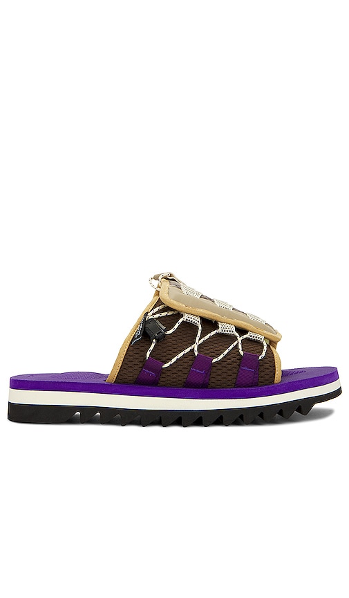 SUICOKE DAO-2AB 凉鞋 – 棕色、紫色