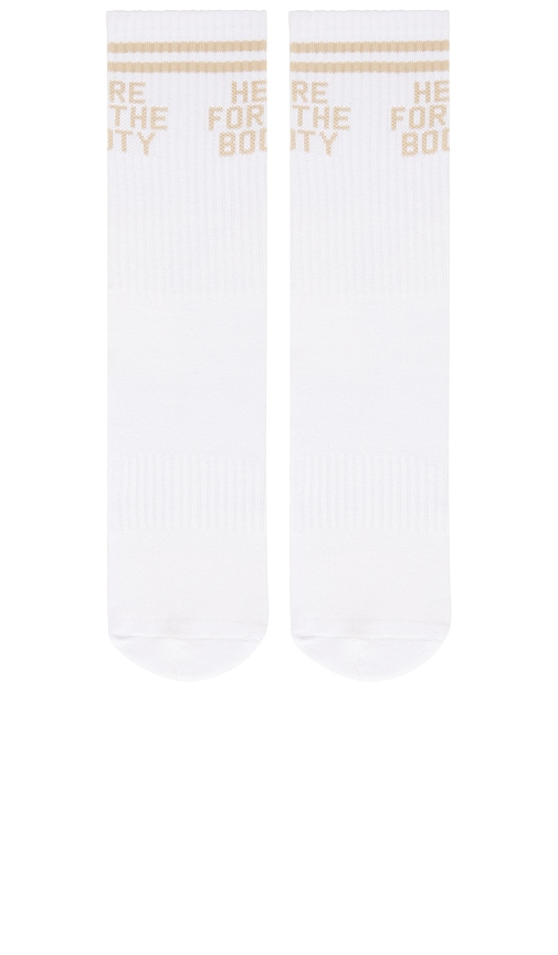  Souls. Wadenlange Socken In White. Größe S/m. Also In M/l. 