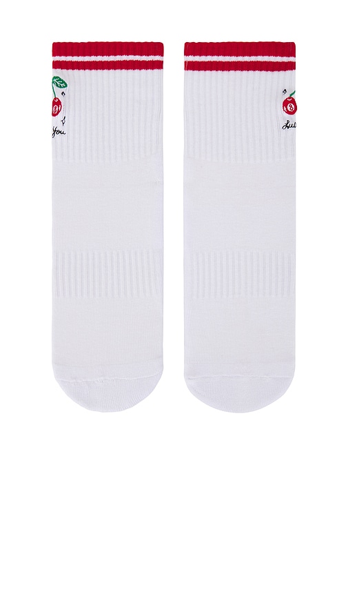  Souls. Antirutschsocken Lucky You In White,red. Größe S/m. Also In M/l. 