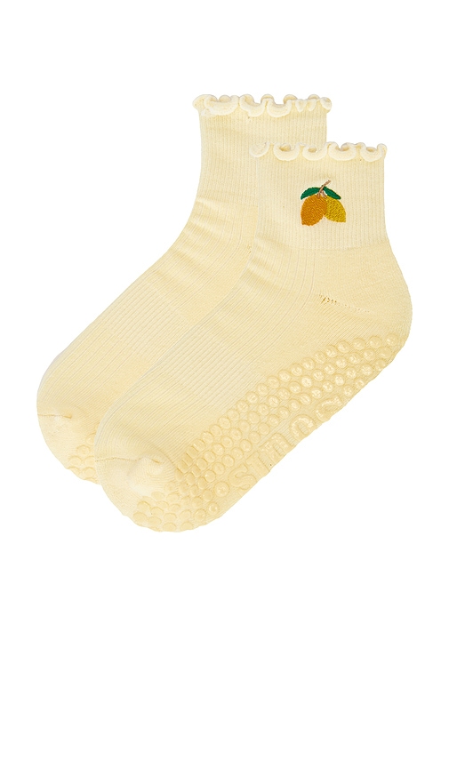  Souls. Spring Grip Socks In Yellow. Size M/l. Also In S/m. 