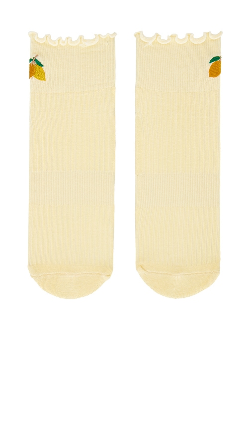  Souls. Spring Grip Socks In Yellow. Size M/l. Also In S/m. 