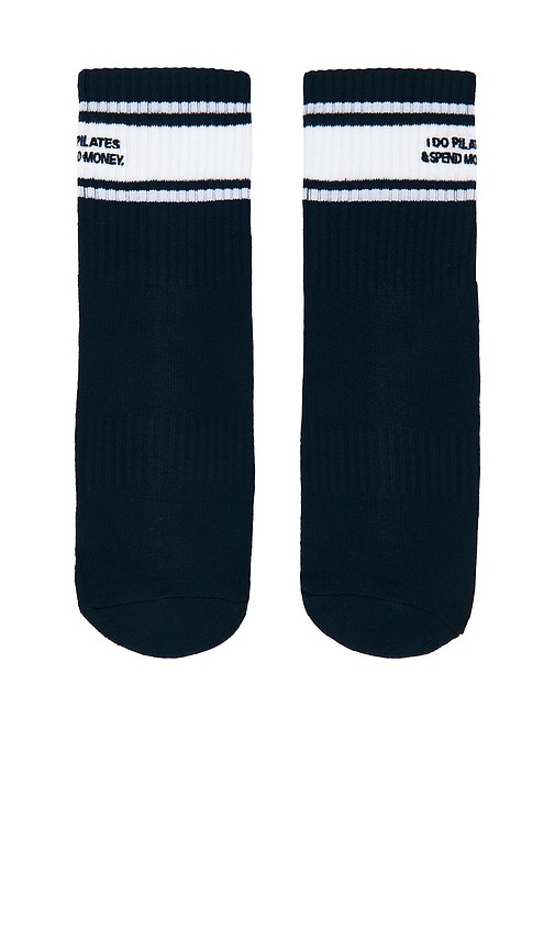  Souls. Socken I Do Pilates In Navy. Größe S/m. Also In M/l. 