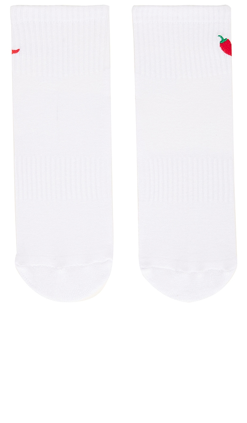  Souls. Wadenlange Socken In White. Größe S/m. Also In M/l. 