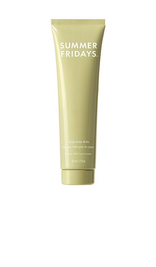 Summer Fridays Travel Body Butter Balm in Pistachio Milk.