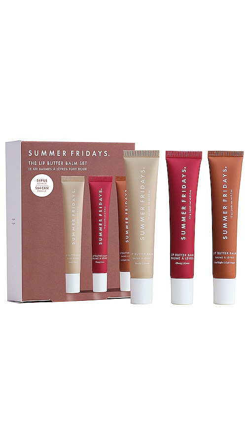 Product image of Summer Fridays КОМПЛЕКТ THE LIP BUTTER BALM SET. Click to view full details