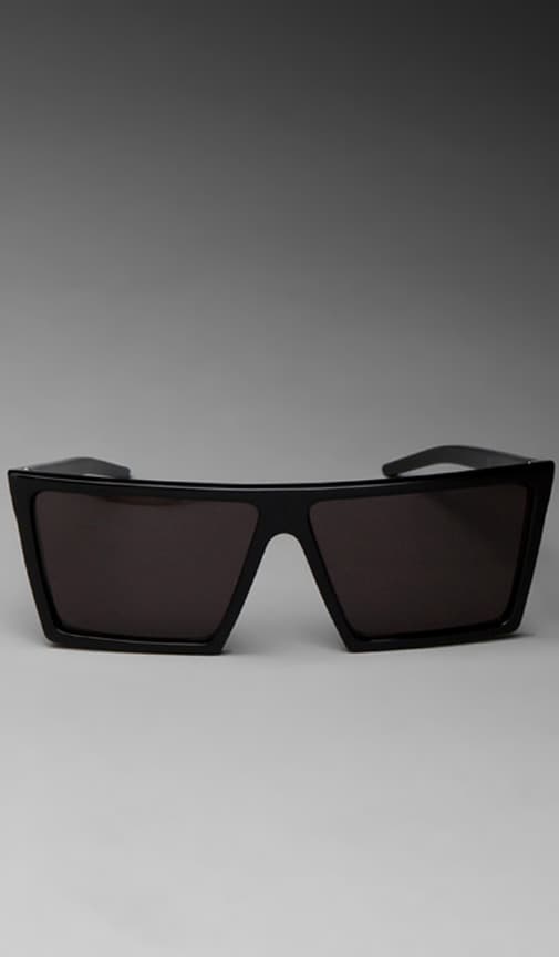 Sleek Flat Top Polarized Squared Out Sunglasses