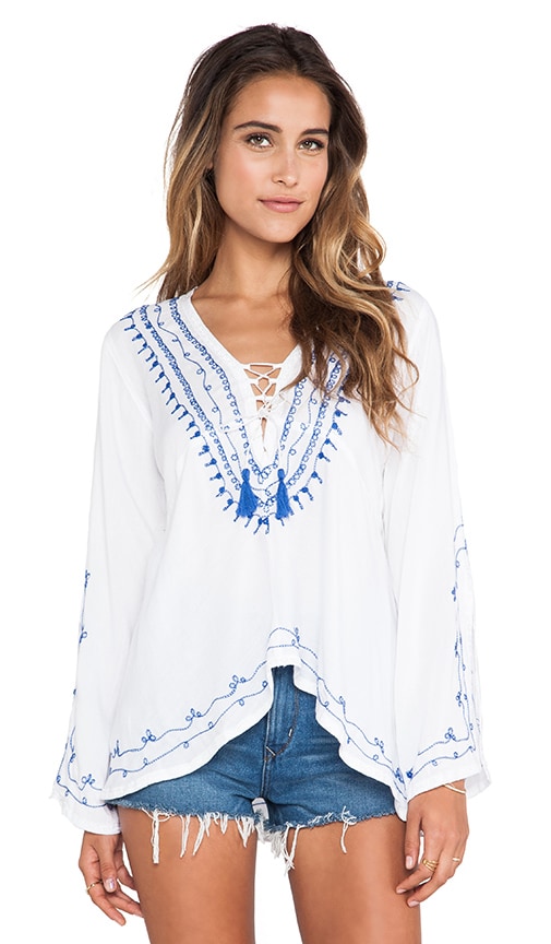 Embroidered Hi-Lo Tunic