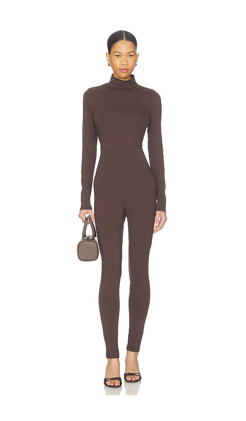 Susana Monaco Carryover Mock Neck Jumpsuit