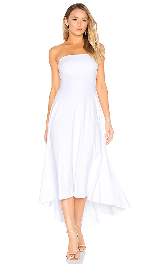 Strapless Hi Low Dress