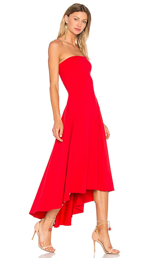 susana monaco strapless dress