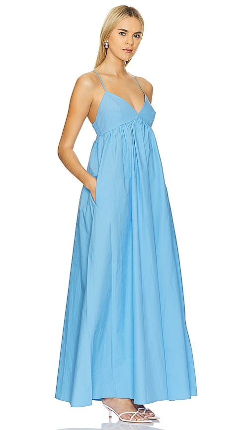 Shop Susana Monaco Poplin Maxi Dress In Miku