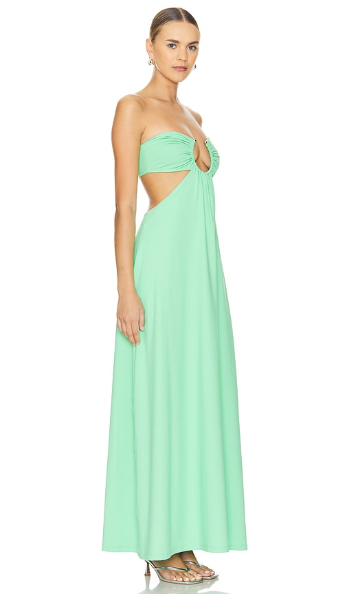 Shop Susana Monaco Cut Out Maxi Dress In Lovebird