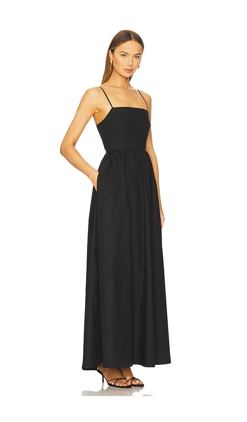 Susana Monaco Poplin Lace Up String Maxi Dress