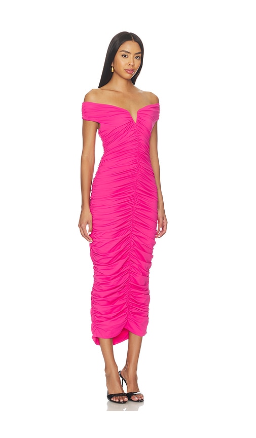 Susana Monaco V-wire Gathered Dress | Thumbnail 2