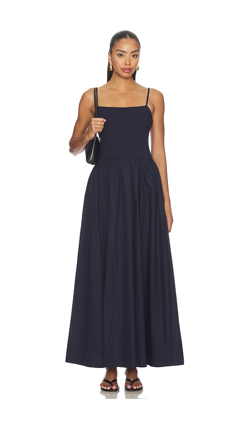 Susana Monaco Poplin String Drop Waist Maxi Dress en White Taille XS Also en S M L XL 221 €